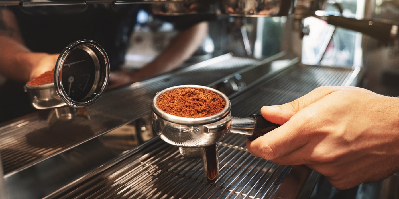 Coffee brewing setup